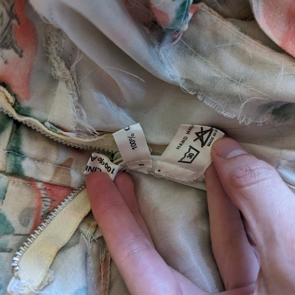 Vintage 70's Formal Landscape Print Maxi Dress - Picture 2 of 6